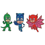 Matriz de Bordado Conjunto PJ Masks