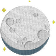 Matriz de Bordado Lua Cheia