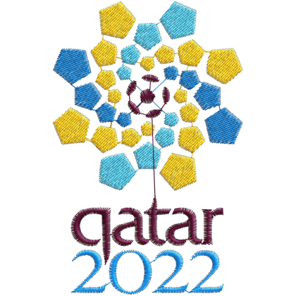 Matriz de Bordado Copa 2022 Qata 