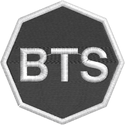 Matriz de Bordado BTS Logotipo