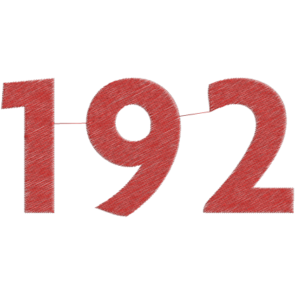 Matriz de Bordado Símbolo do 192