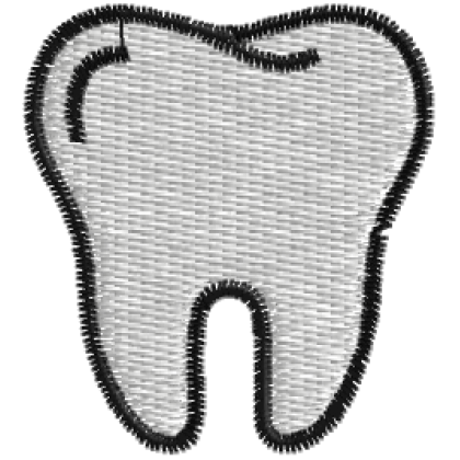 Matriz de Bordado Dente