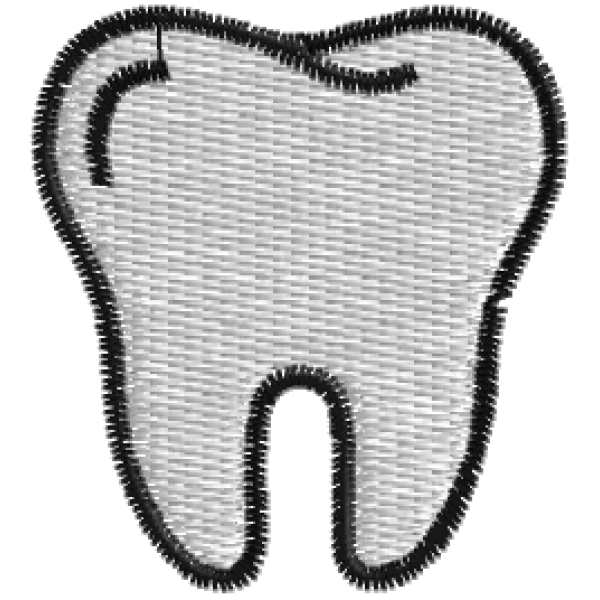 Matriz De Bordado - Dentes De Vampiro - Bordando Na Prática