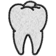 Matriz de Bordado Dente 2