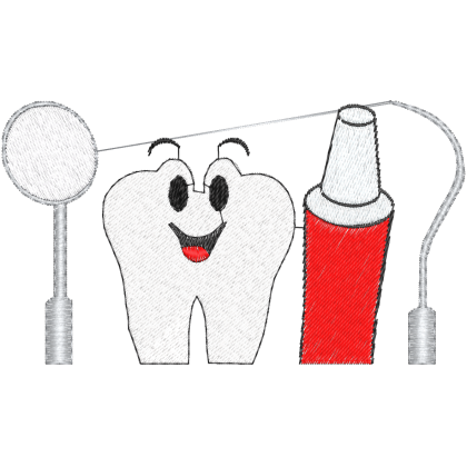 Matriz de Bordado Dentista 2