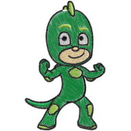 Matriz de Bordado Lagartixo PJ Masks