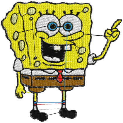 Matriz de Bordado Bob Sponja 7