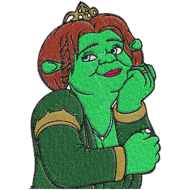 Matriz de Bordado Princesa Fiona 