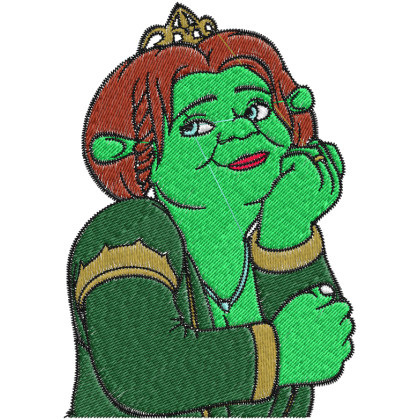 Matriz de Bordado Princesa Fiona 