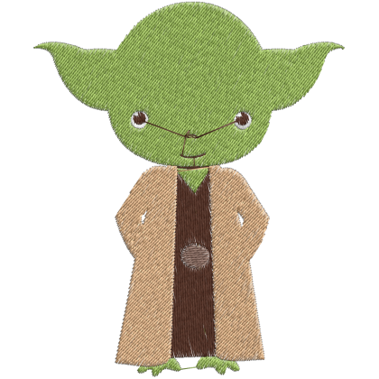 Matriz de Bordado Yoda Star Wars 