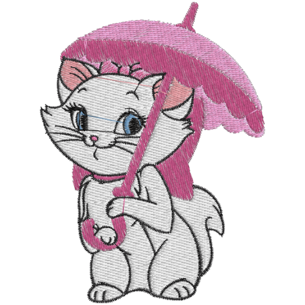 Resultado de imagem para desenho gatinha marie  Gata marie, Festa gatinha  marie, Bordado computadorizado