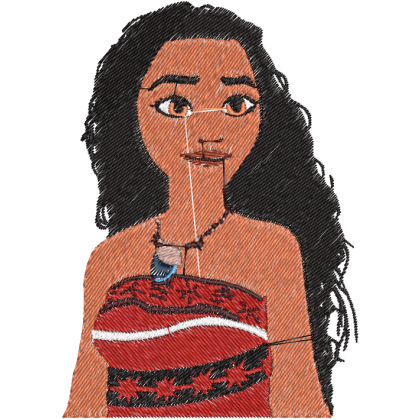 Matriz de Bordado Moana 