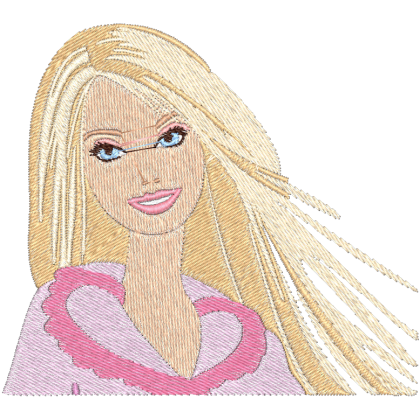 Matriz de Bordado Barbie