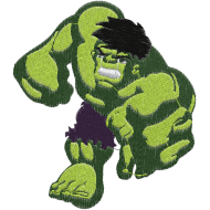 Matriz de Bordado Hulk