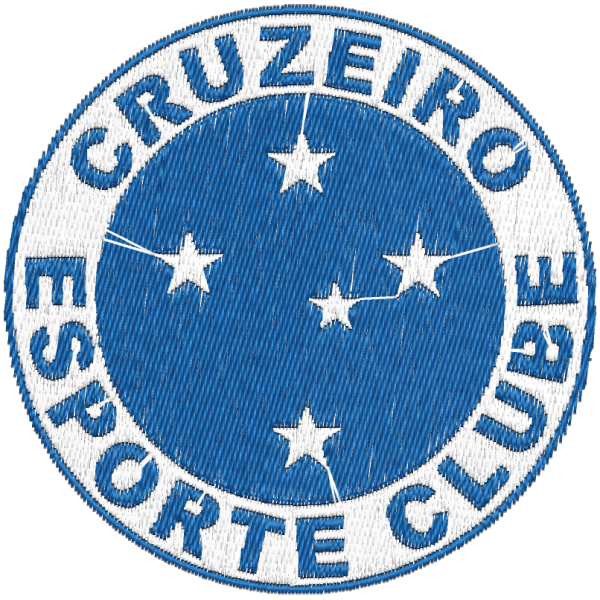 Matriz de Bordado Escudo Cruzeiro Esporte Clube Matriz de Bordado Escudo Cruzeiro Esporte Clube