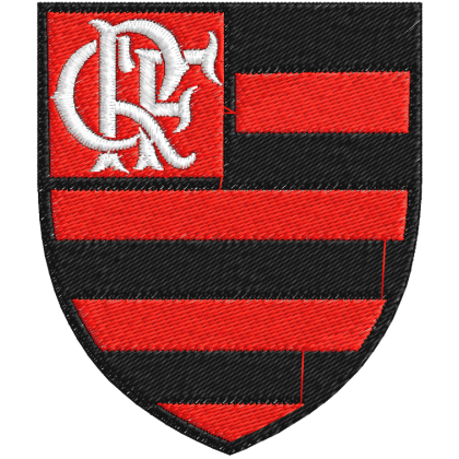 Matriz de Bordado Escudo Clube de Regatas do Flamengo