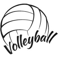 Matriz de Bordado Volleyball