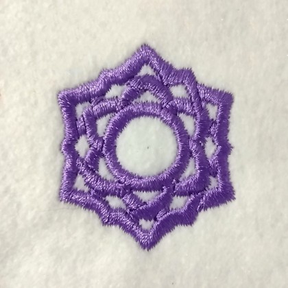 Matriz de Bordado Sahasrara Crown Chakra