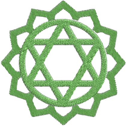 Matriz de Bordado Anahata Heart Chakra