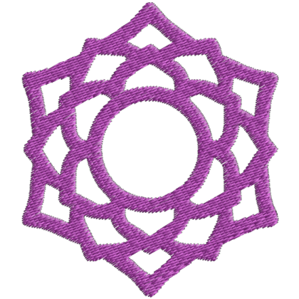 Matriz de Bordado Sahasrara Crown Chakra