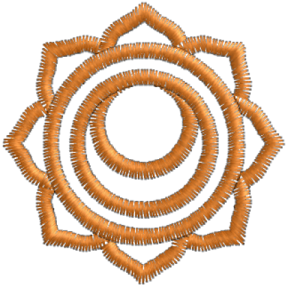 Matriz de Bordado Svadhisthana Sacrum Chakra