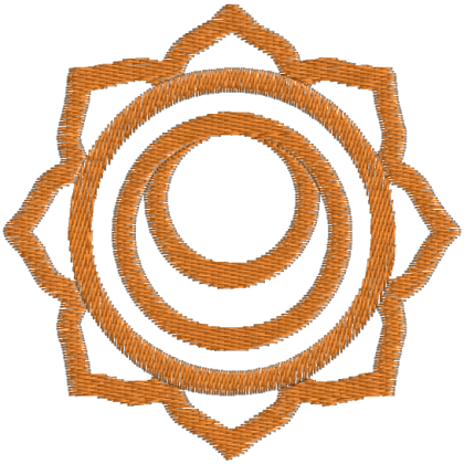 Matriz de Bordado Svadhisthana Sacrum Chakra